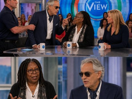 🚨📺 LIVE TV ERUPTS: Andrea Bocelli Walks Off The View After Explosive Clash With Whoopi Goldberg