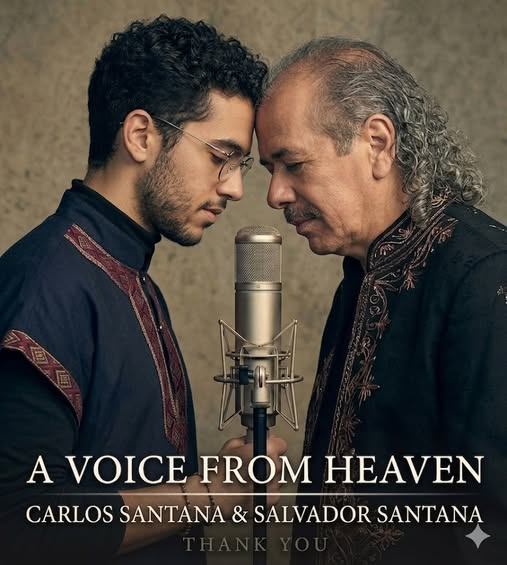 🎸✨ “A Voice from Heaven” — Carlos Santana and Salvador Santana Reveal a Lost Duet That Feels Bigger Than Time Itself