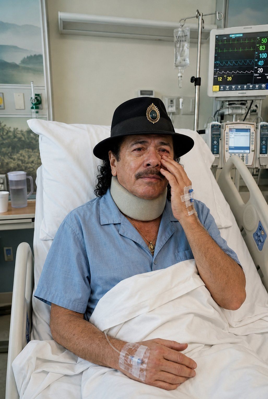 🎸 “THE MUSIC NEVER LEAVES THE SOUL.” — Carlos Santana’s Emotional Pause Leaves the Music World Reflecting on Legacy, Time, and the Future of a Legend ✨
