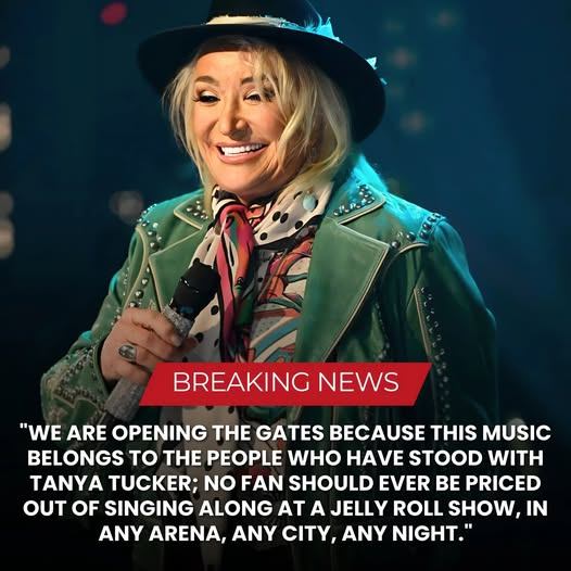 GREAT NEWS: Tanya Tucker Announces $5 Ticket Day — “Country Music Should Belong to Everyone”