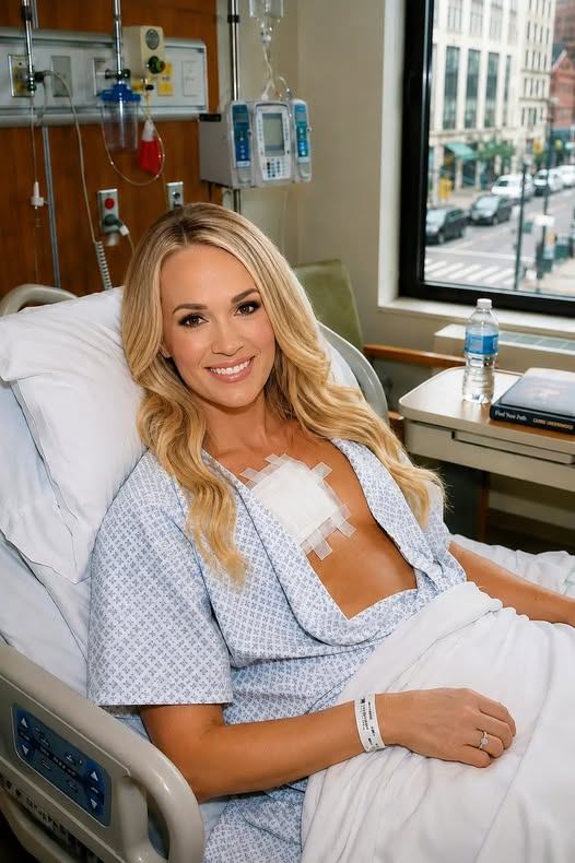 “I KNOW MANY OF YOU WERE WORRIED…” — Carrie Underwood Shares Emotional Hospital Photo After Weeks of Speculation