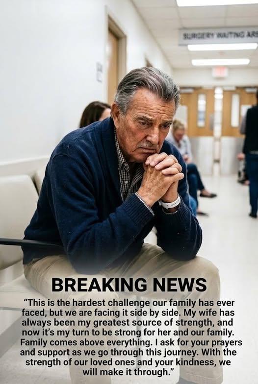A Heartbreaking Moment: Eric Braeden and His Wife Share Emotional Announcement That Leaves Fans in Tears