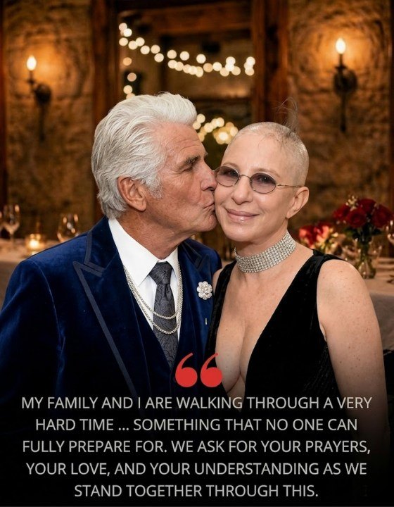 It Was a Heartbreaking Moment: Barbra Streisand and James Brolin Share an Emotional Update That Left a Room in Silence