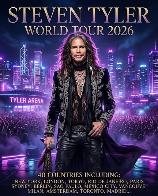“THE WORLD IS SCREAMING AGAIN”: STEVEN TYLER’S 2026 WORLD TOUR ANNOUNCEMENT SENDS FANS INTO TOTAL EMOTIONAL MELTDOWN