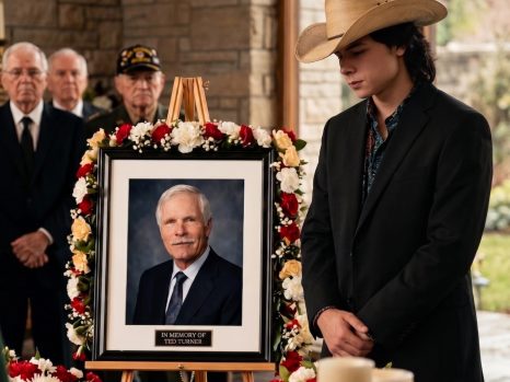 A SILENCE THAT SHOOK THE ROOM: John Foster Brings Ted Turner’s Farewell To A Standstill — A Whispered Goodbye Leaves The Entire Hall Frozen In Grief And Awe
