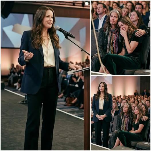 “A DAUGHTER SPEAKS FOR HER FATHER” — Liv Tyler’s Emotional Tribute to Steven Tyler Leaves Entire Gala in Tears