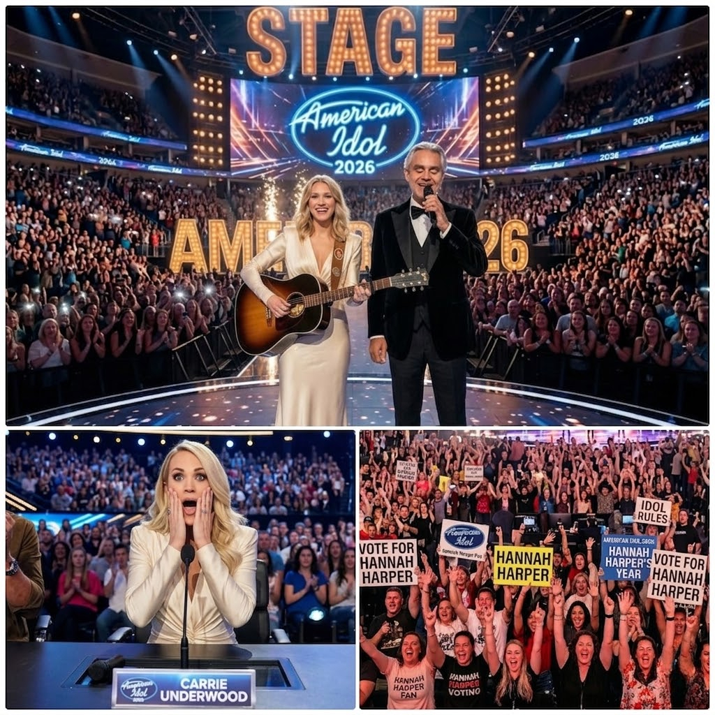 🚨 AMERICAN IDOL 2026 FINALE SHOCKER: Andrea Bocelli STUNS THE WORLD WITH SURPRISE DUET ALONGSIDE HANNAH HARPER 😱🔥