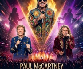 GOOD NEWS: “ONE LAST RIDE” WORLD TOUR ANNOUNCED — Carlos Santana, Paul McCartney & Robert Plant UNITE FOR A ONCE-IN-A-GENERATION MUSIC EVENT