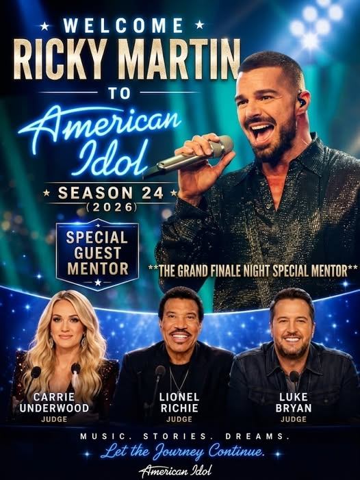 OFFICIAL: Global Superstar Ricky Martin Is Coming to American Idol 2026