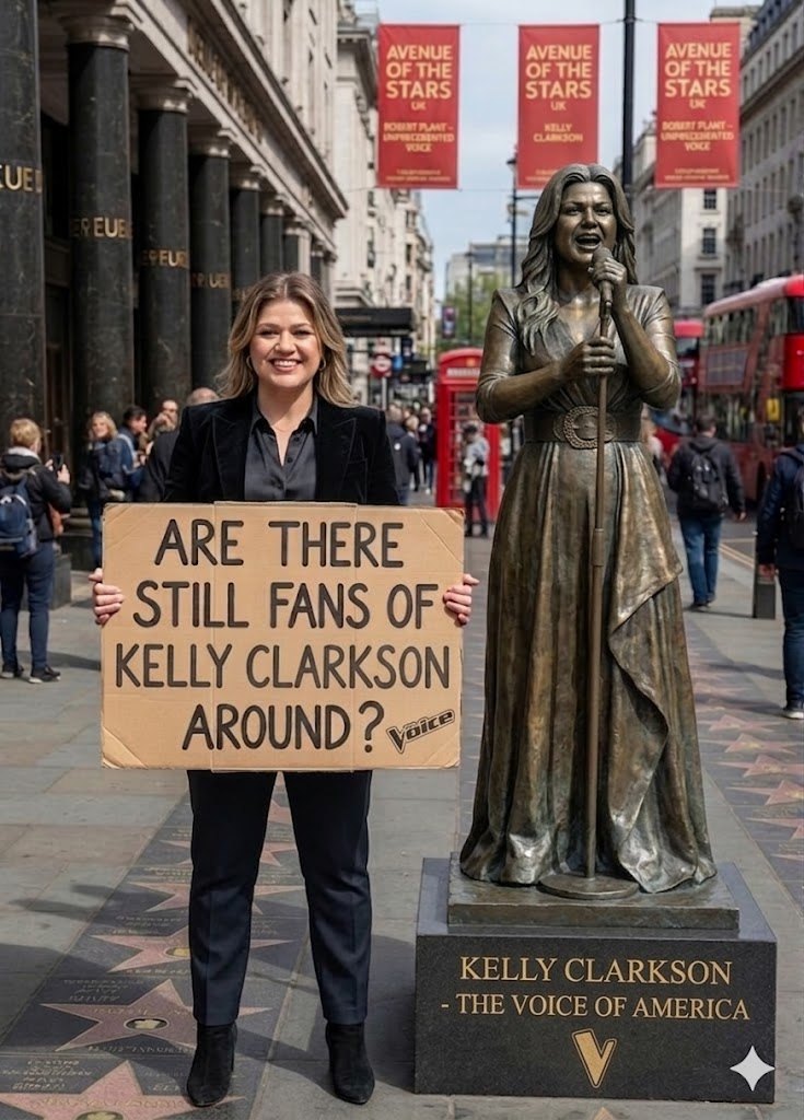 POP LEGEND Kelly Clarkson IMMORTALIZED WITH LIFESIZE STATUE ON U.S. MUSIC WALK OF FAME