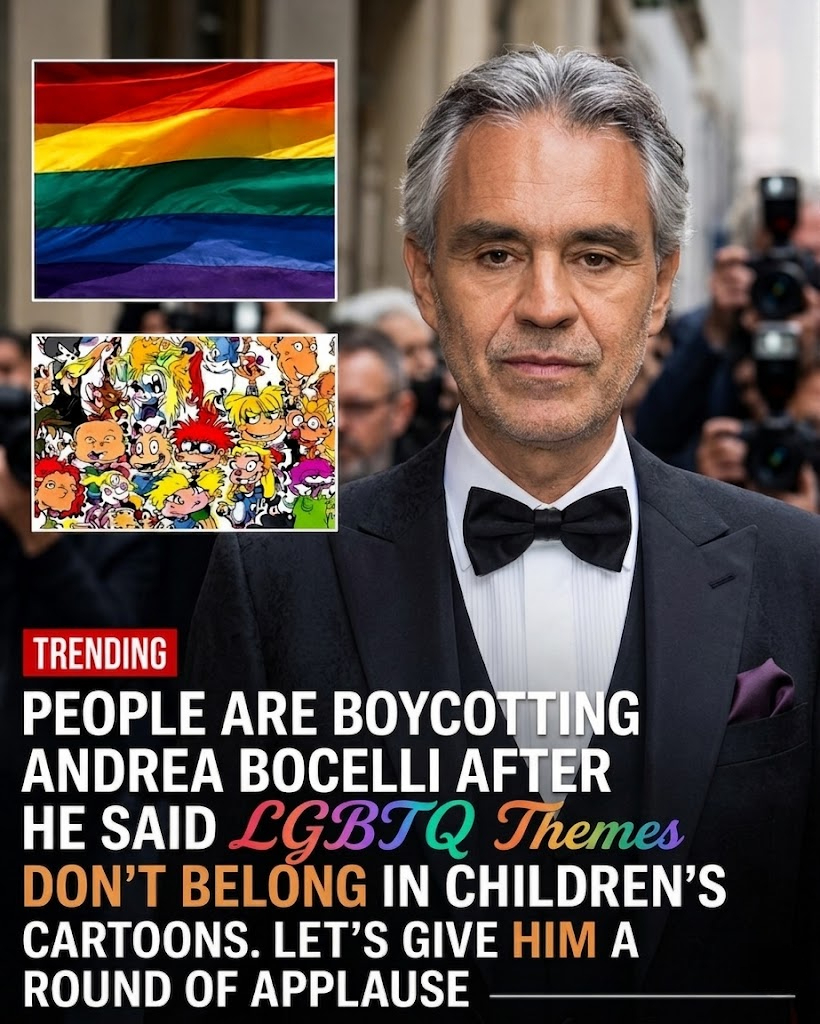 🚨 TRENDING NOW: Andrea Bocelli Sparks Massive Online Firestorm After Controversial Hollywood Comments 🎭🔥