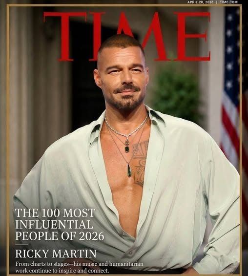 BREAKING NEWS: Ricky Martin Celebrated as One of TIME’s 100 Most Influential People — A Global Honor Decades in the Making