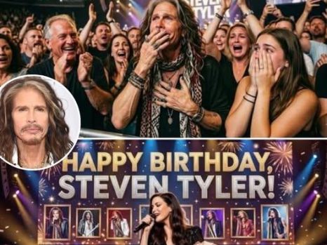 🎤 “THE ENTIRE ARENA WENT SILENT”: Steven Tyler Receives Emotional Birthday Surprise That Left Fans in Tears