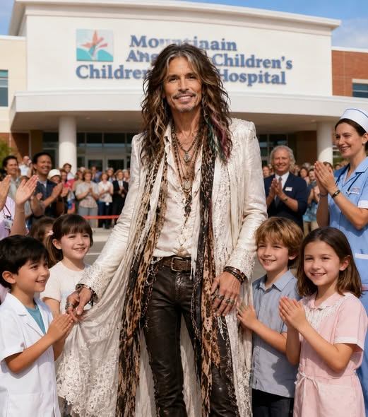 💙 “A ROCK LEGEND BUILT THEM A FUTURE”: Steven Tyler Reportedly Donates $25 Million to Create “Mountain Angel Children’s Hospital” in Tennessee
