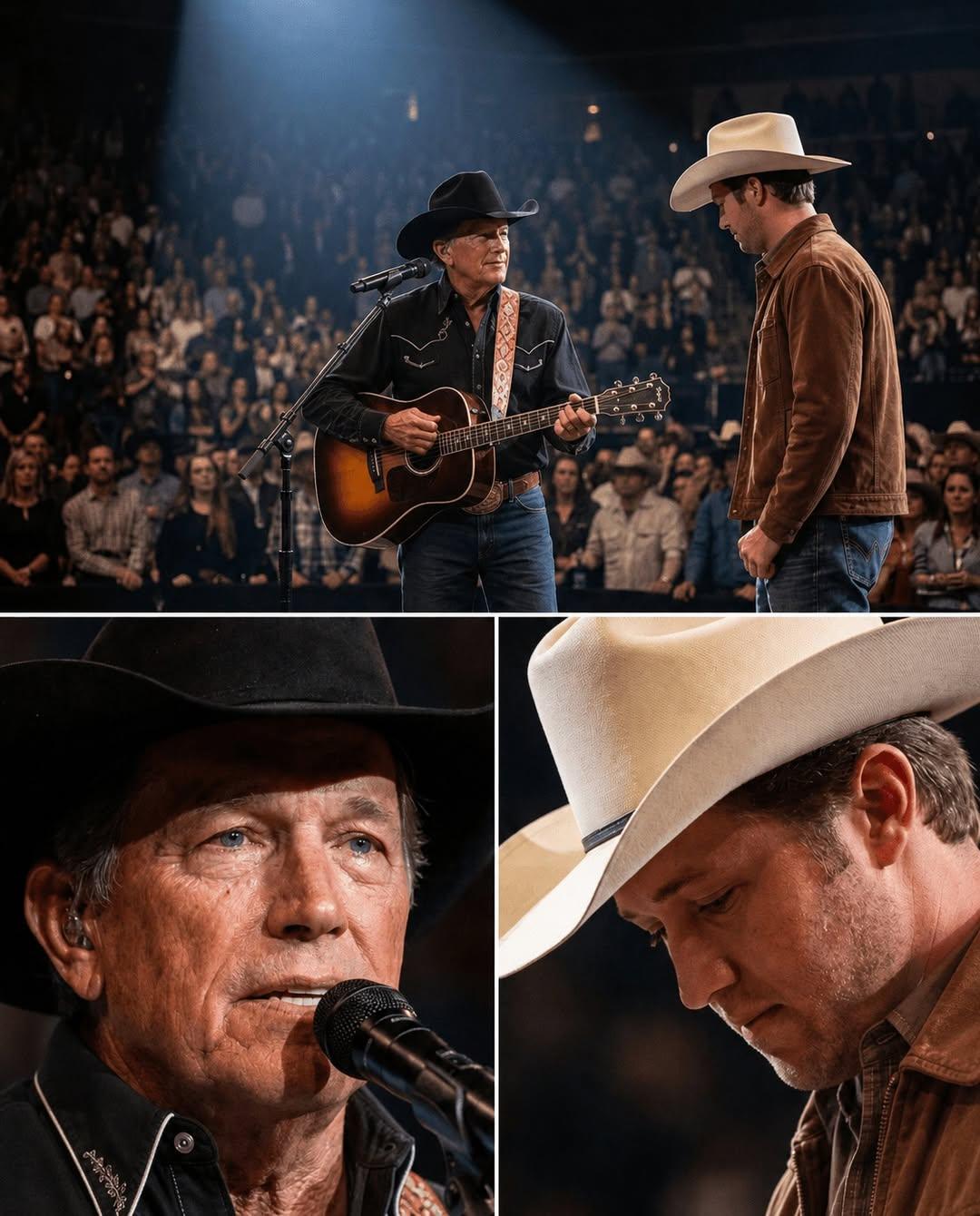“Thank You, My Son” — When George Strait Said Two Words That Silenced an Arena 🎤💔