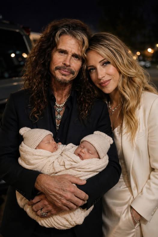 👶🎸 “THE INTERNET COMPLETELY MELTED”: Steven Tyler and His Partner Reportedly Welcome Adopted Twins — and Fans Can’t Stop Talking About Their Names