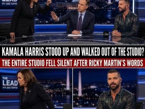 “THE ENTIRE CNN STUDIO FELL SILENT”: Kamala Harris Walked Out of The Lead with Jake Tapper After a Tense Live Exchange with Ricky Martin