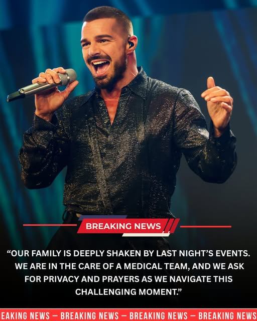 POSITIVE UPDATE FROM RICKY MARTIN: A Touching Message Following His Procedure ❤️