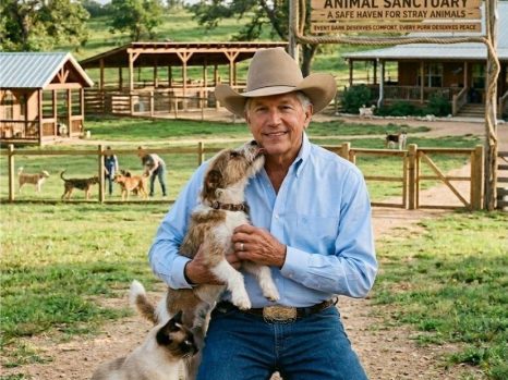 🚨 THE GOLDEN HEART OF THE KING OF MUSIC: George Strait Moves Millions With $7 Million Lifeline for Abandoned Animals 🐾💛