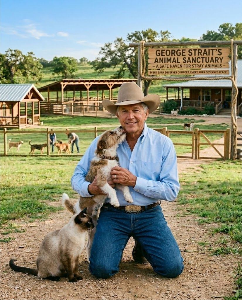 🚨 THE GOLDEN HEART OF THE KING OF MUSIC: George Strait Moves Millions With $7 Million Lifeline for Abandoned Animals 🐾💛