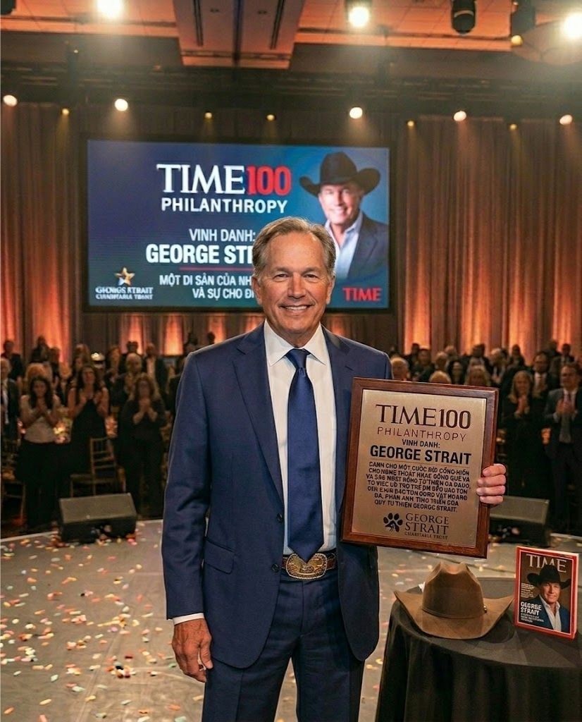 🚨 A WELL-DESERVED HONOR FOR THE KING! 👑 George Strait Earns a Place on the Prestigious TIME 100 Philanthropy List