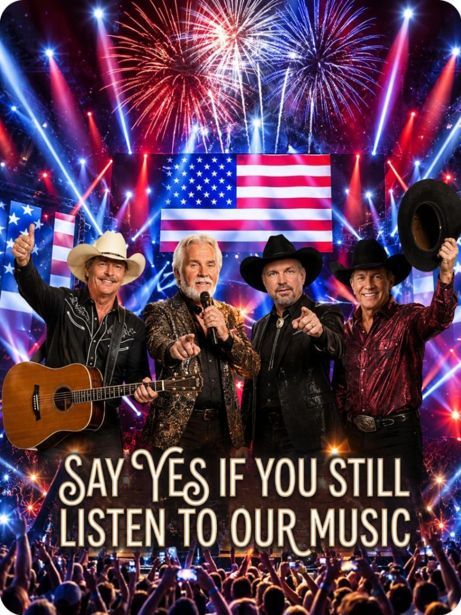 The Moment Four Country Titans Stood Together — And an Entire Generation Felt Time Reverse