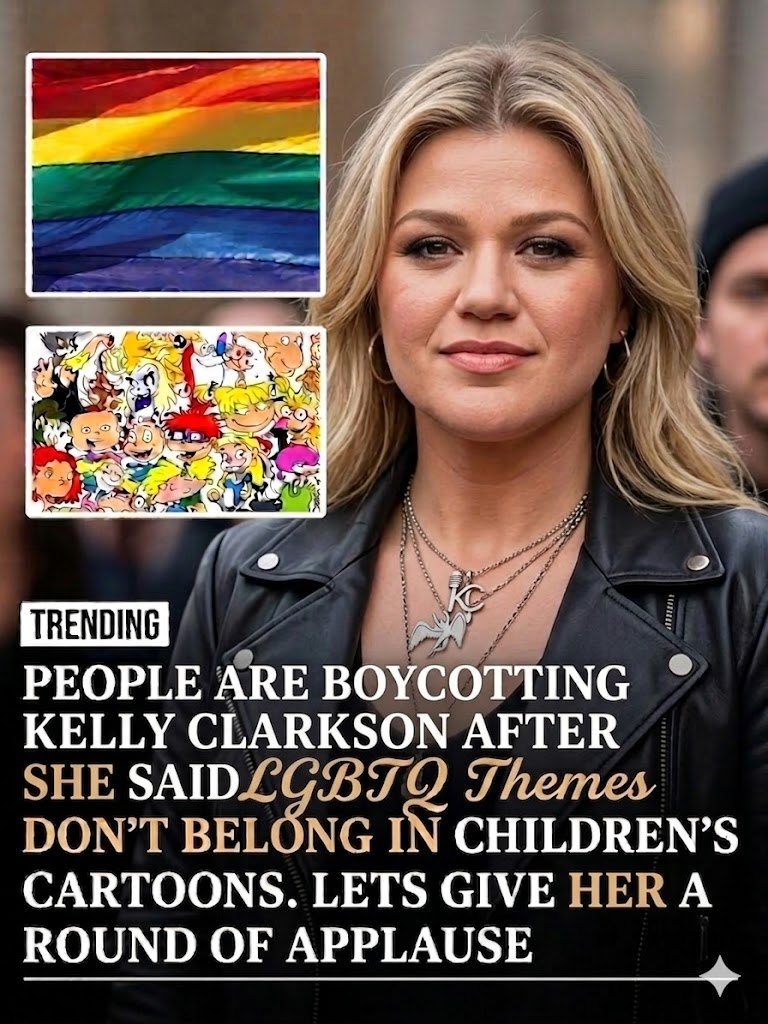 🔥 TRENDING NOW: Kelly Clarkson at the Center of a Social Media Firestorm Over Comments on LGBTQ Themes in Children’s Cartoons