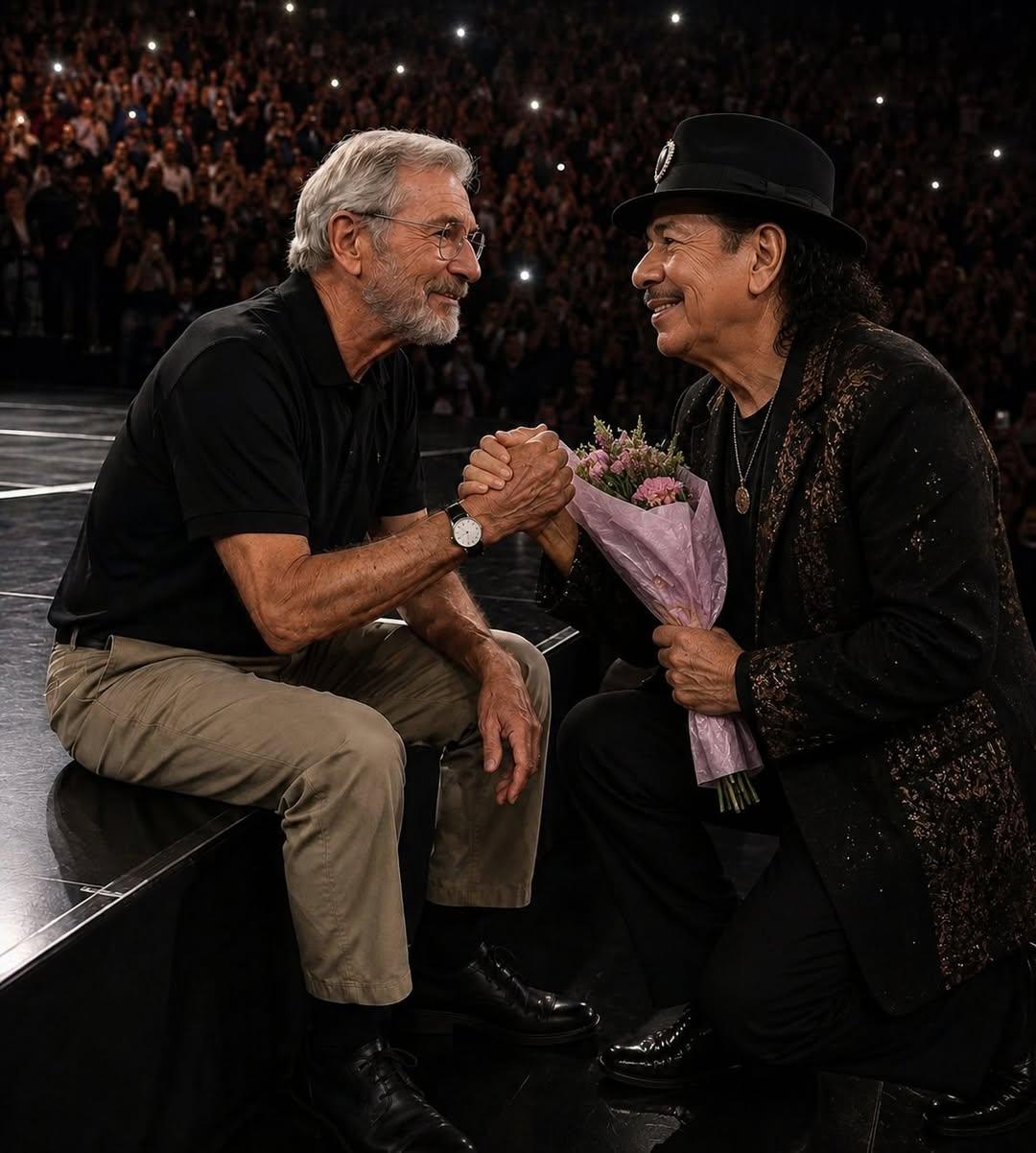 🚨 A MOMENT OF PURE GRACE: When Carlos Santana Knelt — And the World Stood Still