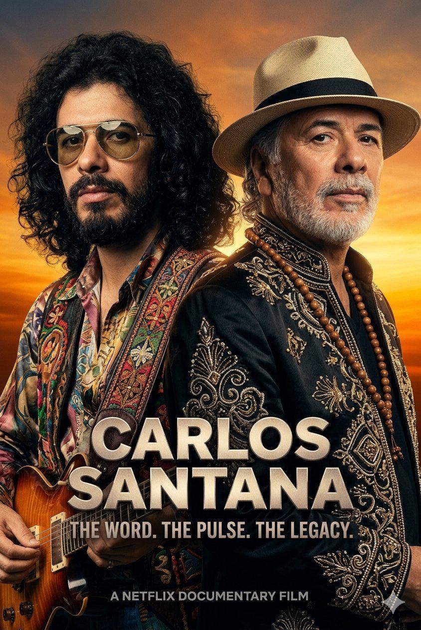 🎬🔥 Carlos Santana Reportedly Signs Multi-Million-Dollar Netflix Deal for 7-Episode Documentary Series