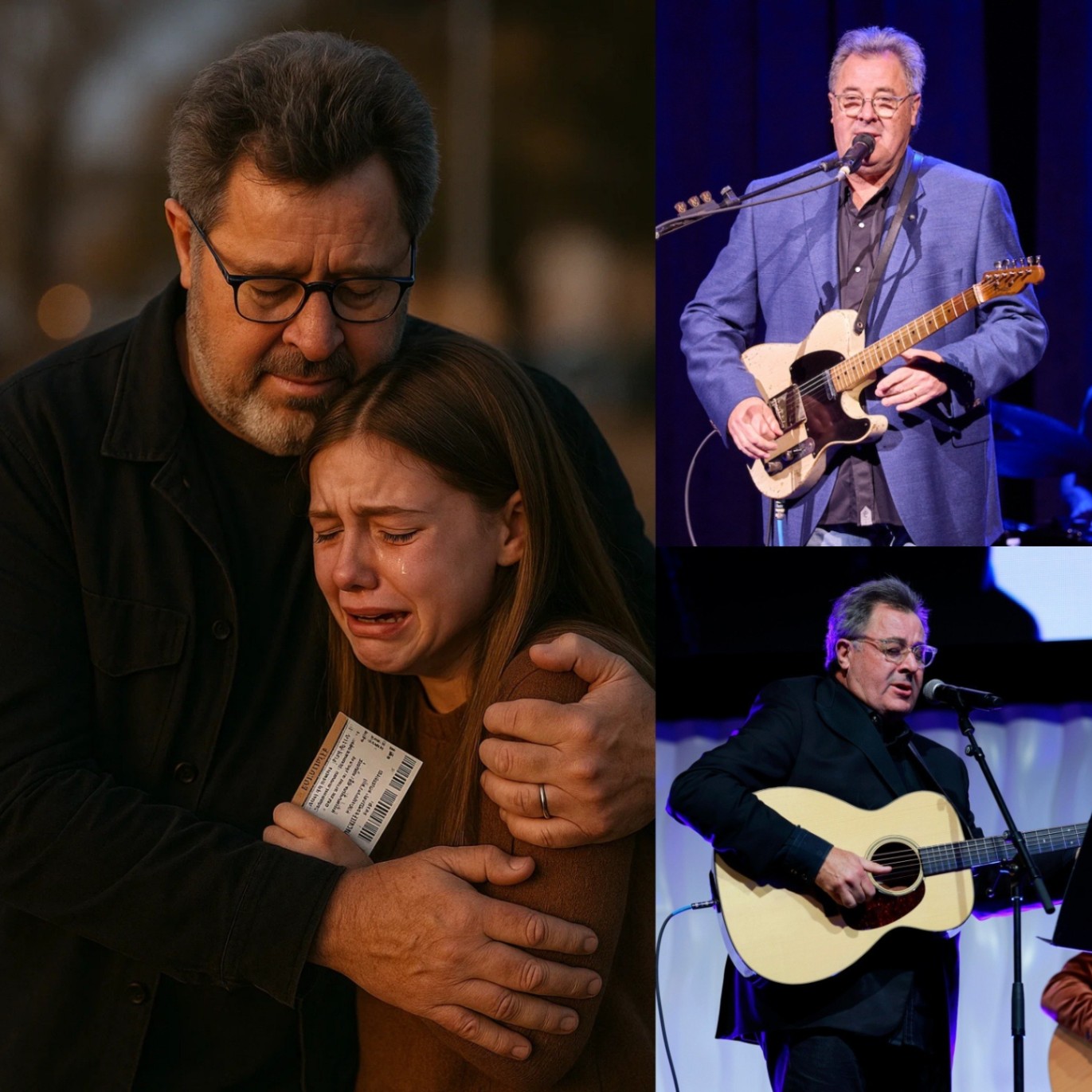 “NO ONE GETS LEFT OUTSIDE TONIGHT” — Vince Gill’s Quiet Paris Moment That Melted Hearts Before a Sold-Out Concert
