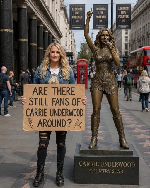 SHOCKING MOMENT IN MUSIC CITY: Carrie Underwood Honored With Stunning Lifesize Statue in Nashville as Fans Flood the Streets in Tears
