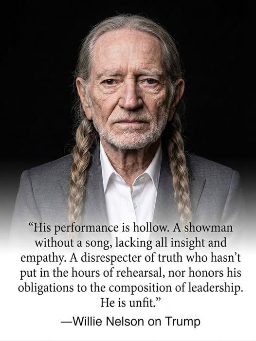 “PEOPLE KNOW THE DIFFERENCE”: Willie Nelson’s Blunt Words About Donald Trump Spark Massive Debate Online
