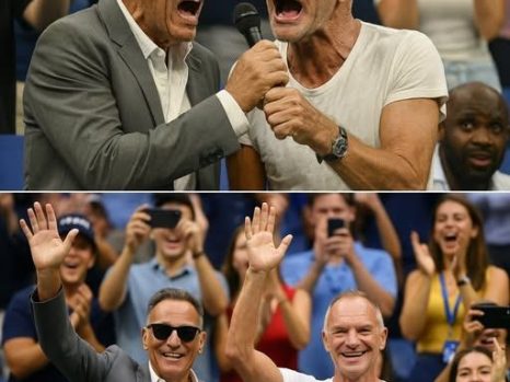 “THE MATCH COMPLETELY STOPPED MATTERING”: US Open Crowd Explodes After Bruce Springsteen and Sting Suddenly Turn the Stadium Into a Live Concert