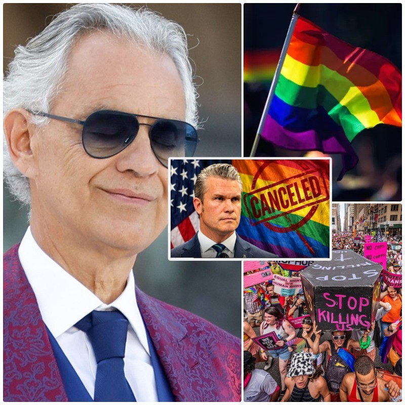 🔥 ANDREA BOCELLI SPEAKS OUT ON PRIDE MONTH DECISION: “RESPECT SHOULD NEVER BE ERASED”